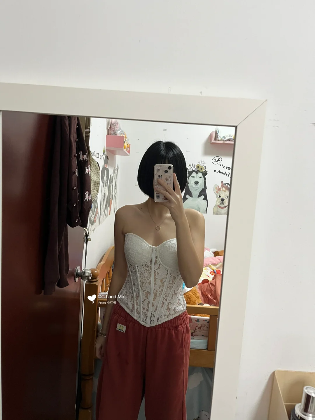 测评Lanyi——法式白蕾丝礼服上衣