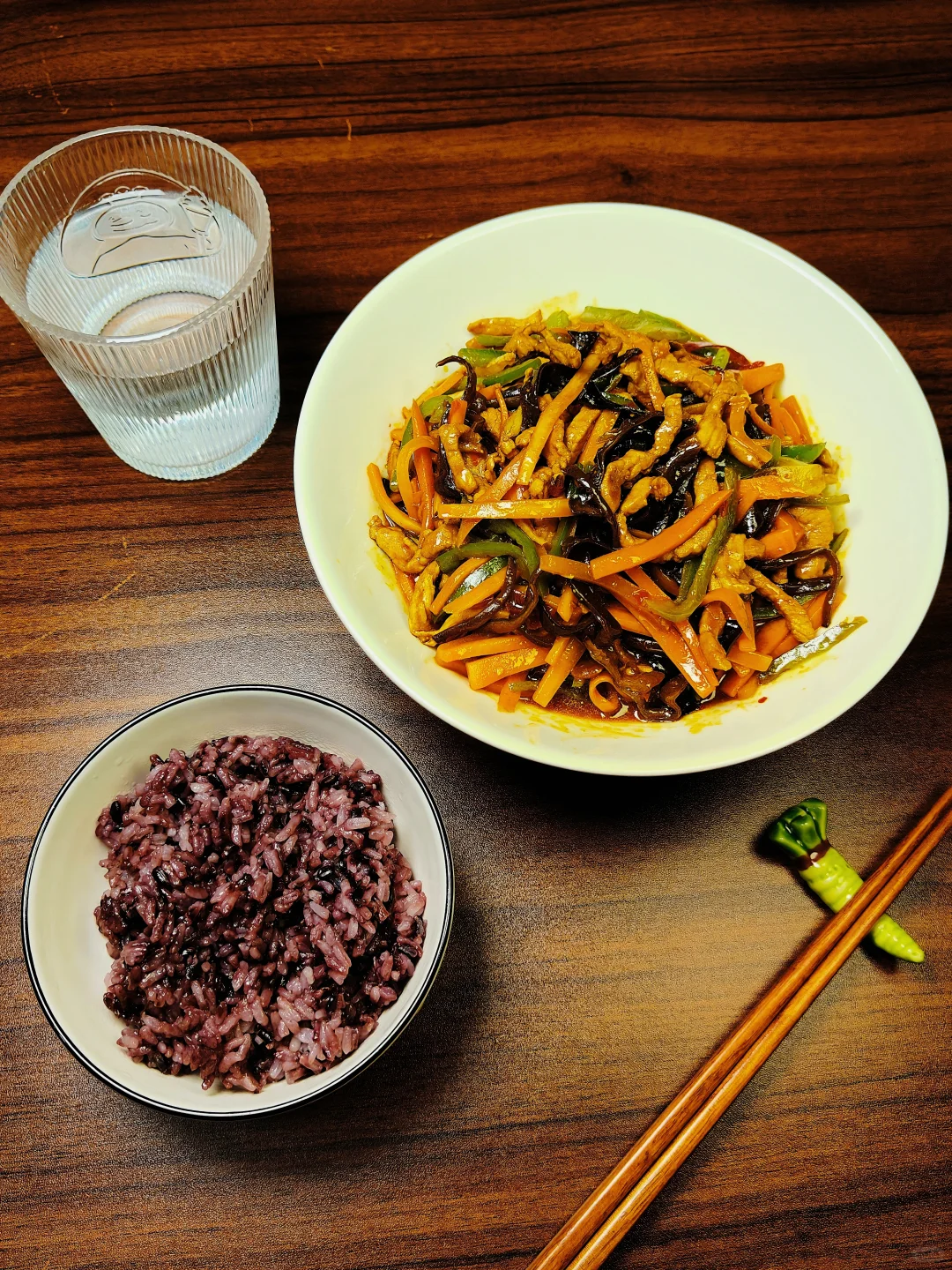 一人食Ｉ超下饭鱼香肉丝🥘（附教程）