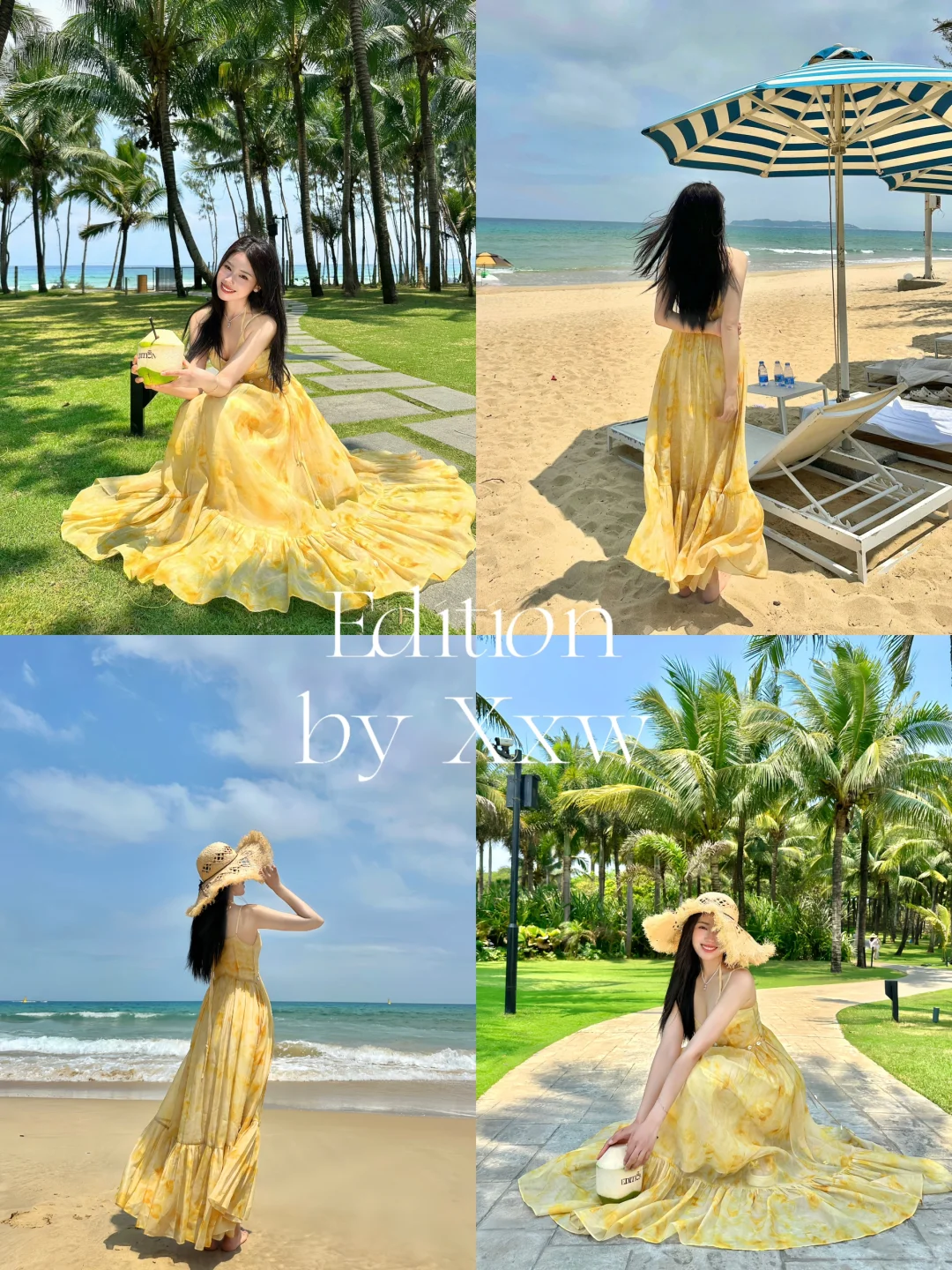 三亚拍照｜艾迪逊椰林拍照📷太有松弛感噜