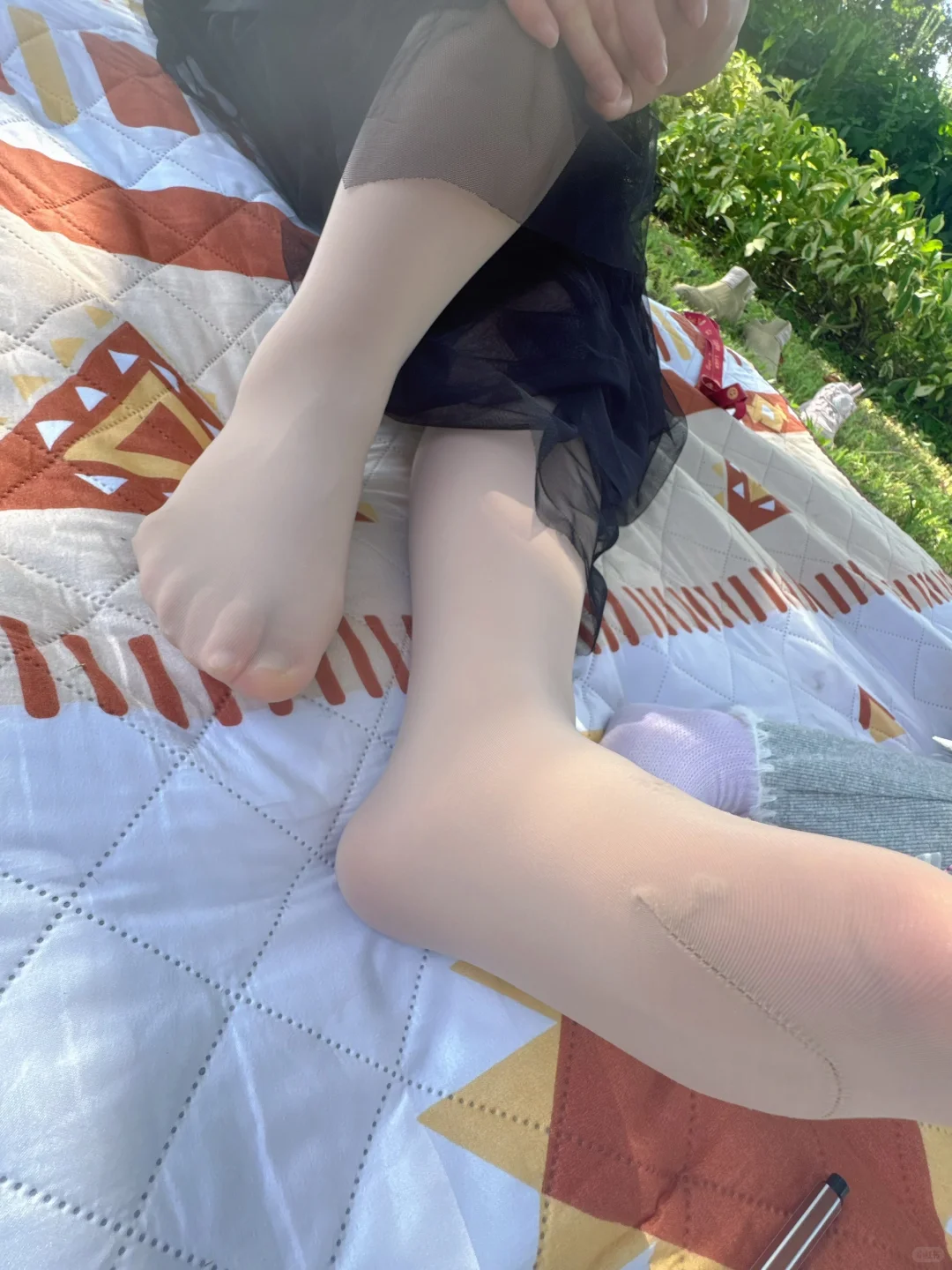 秋高气爽，正是穿丝袜的季节