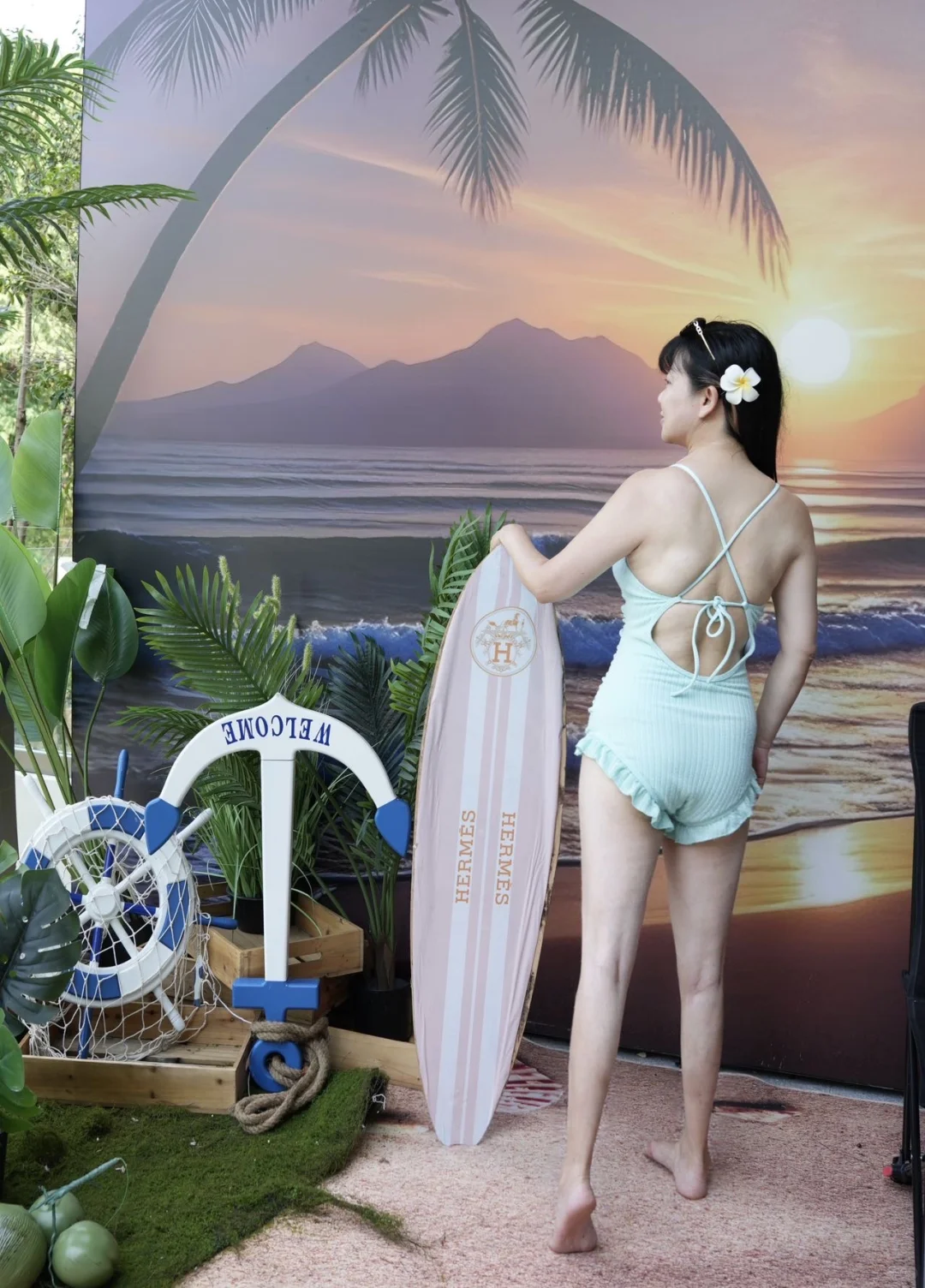 薄荷绿泳衣｜夏日泳池C位担当💚