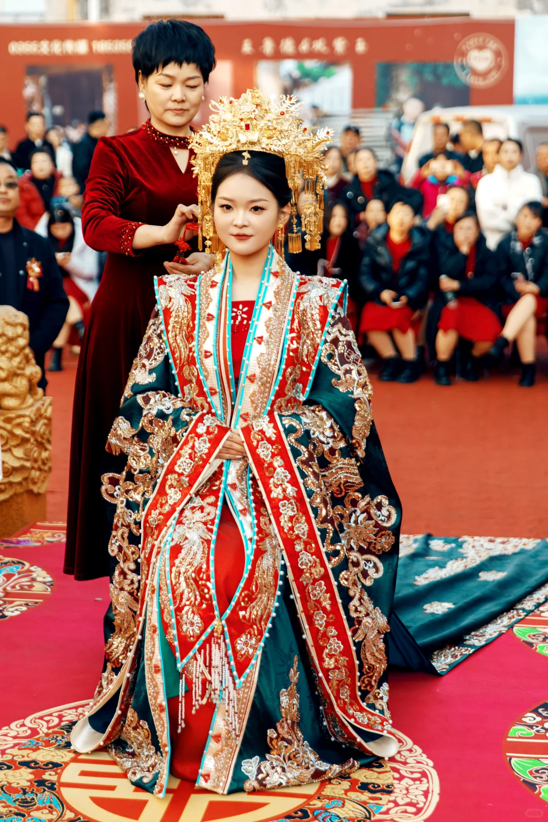 被这场汉服婚礼惊艳到了‼️