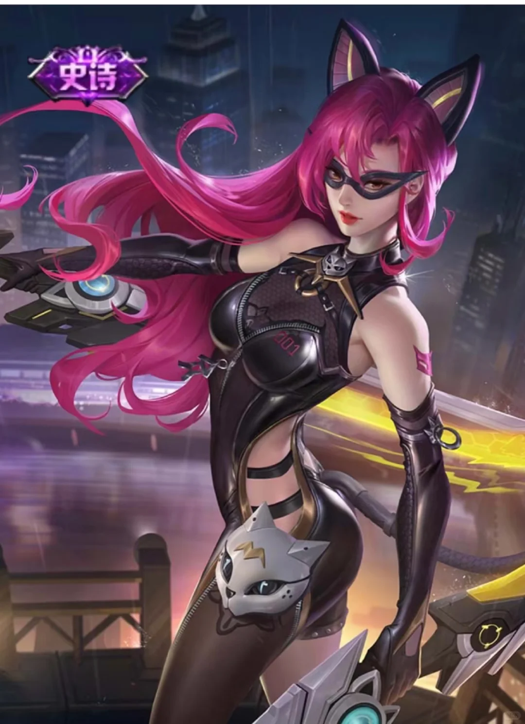 175cm阿珂暗夜猫娘撸铁