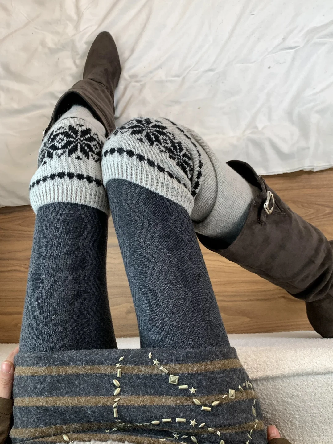 6️⃣套叠穿分享｜漂亮袜子一次穿个够！！