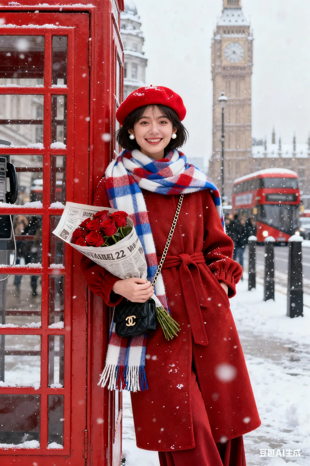 Ai写真●怎样0元生惊艳的伦敦雪景写真？
