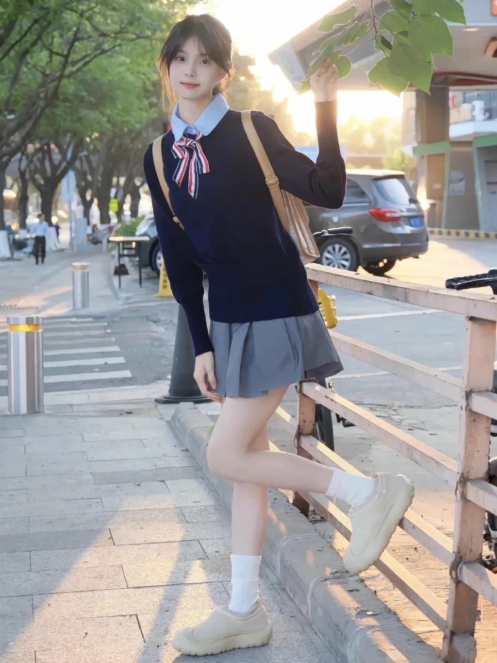 青春校园，温婉动人的青葱学妹