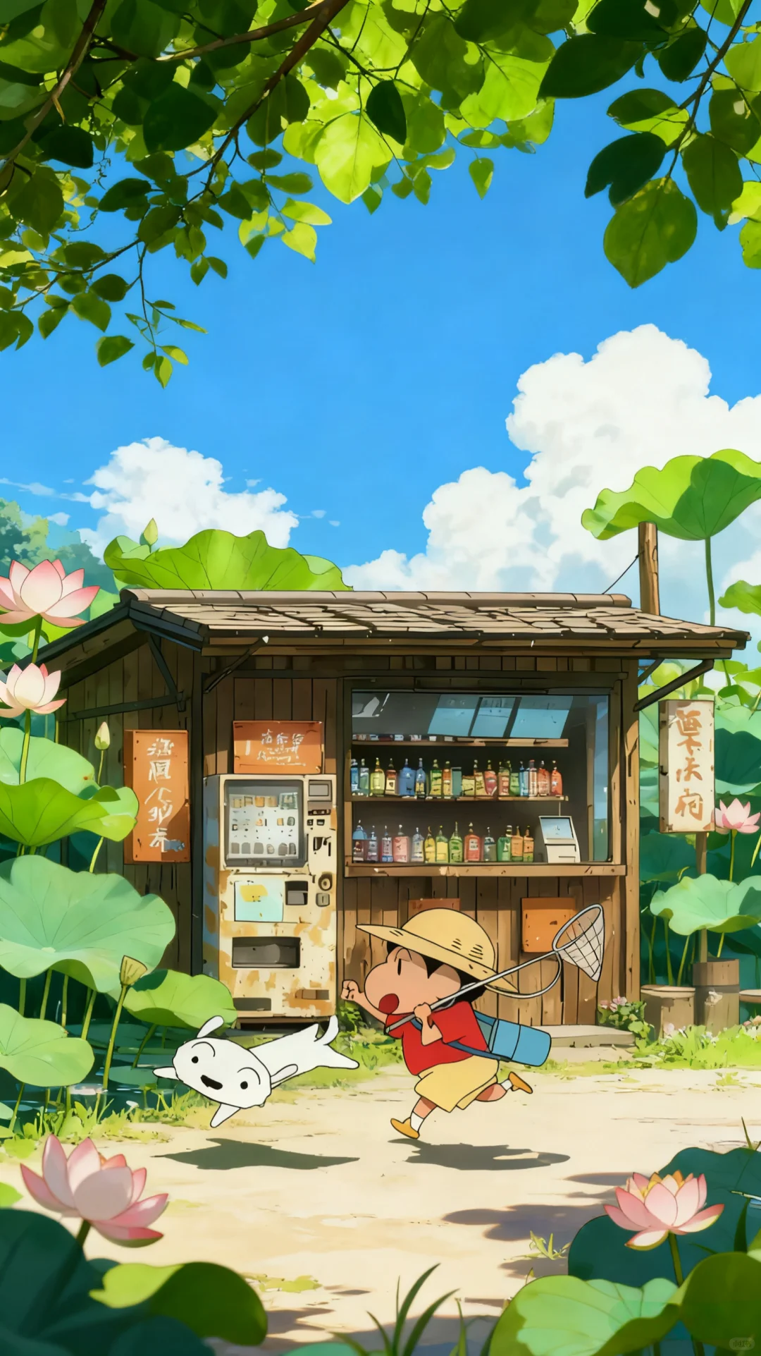 光栅壁纸！蜡笔小新，一年四季！！！！