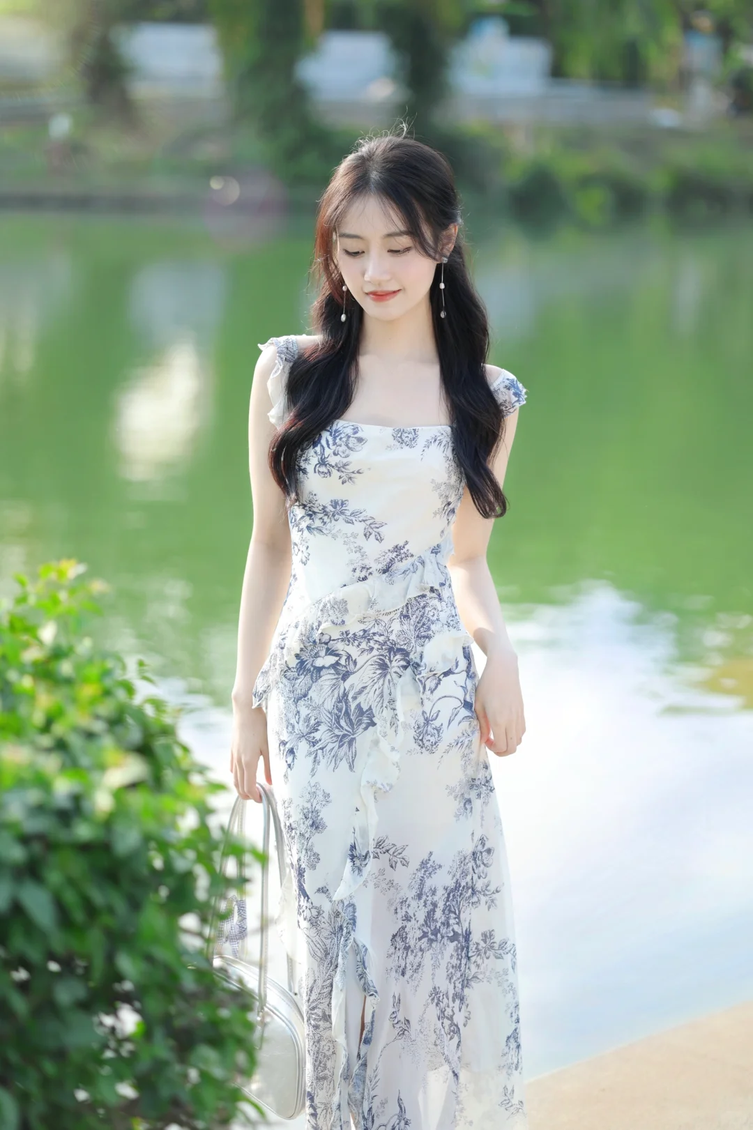 清冷温柔🍃穿上就是行走的水墨画~