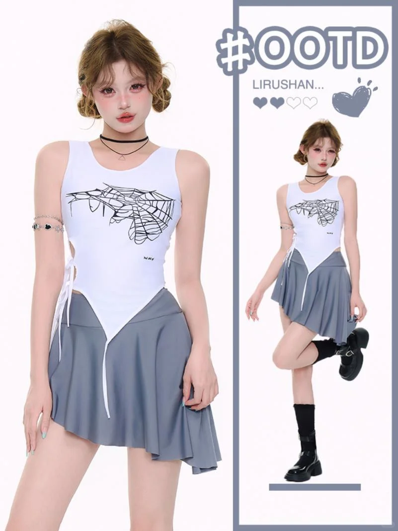 🌸2025新款纯欲泳衣太显白了！