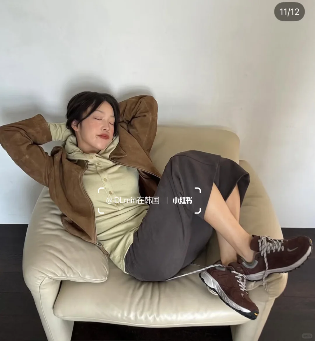 韩女的松弛感、太爱了～low classic 运动鞋