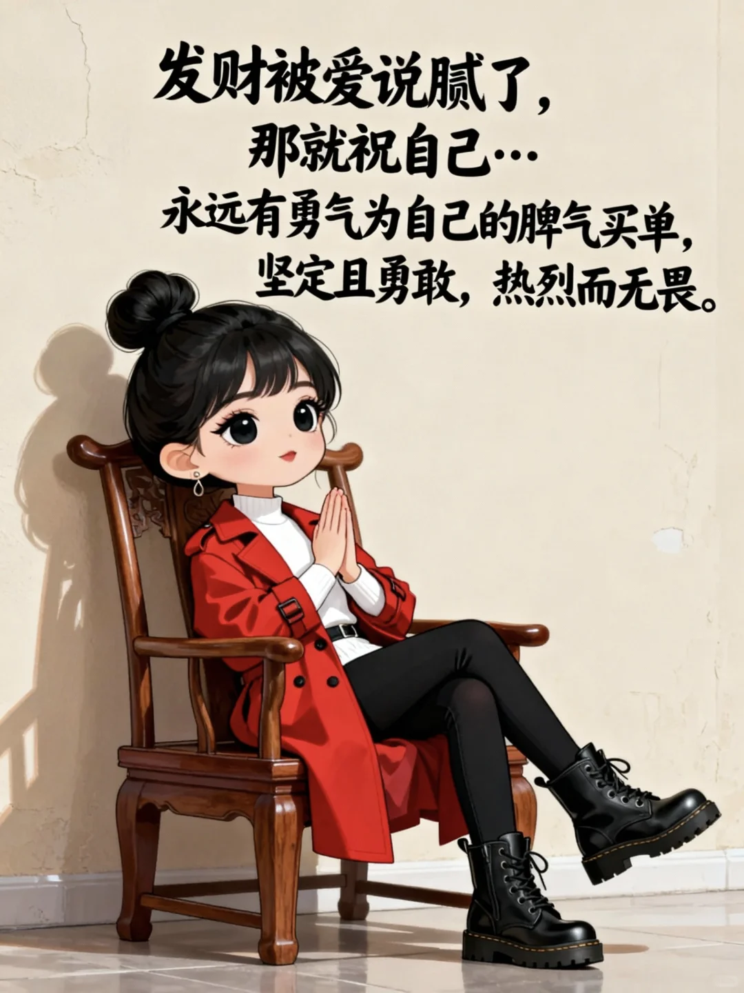 Ai绘画丨做一个人间清醒的拽女人