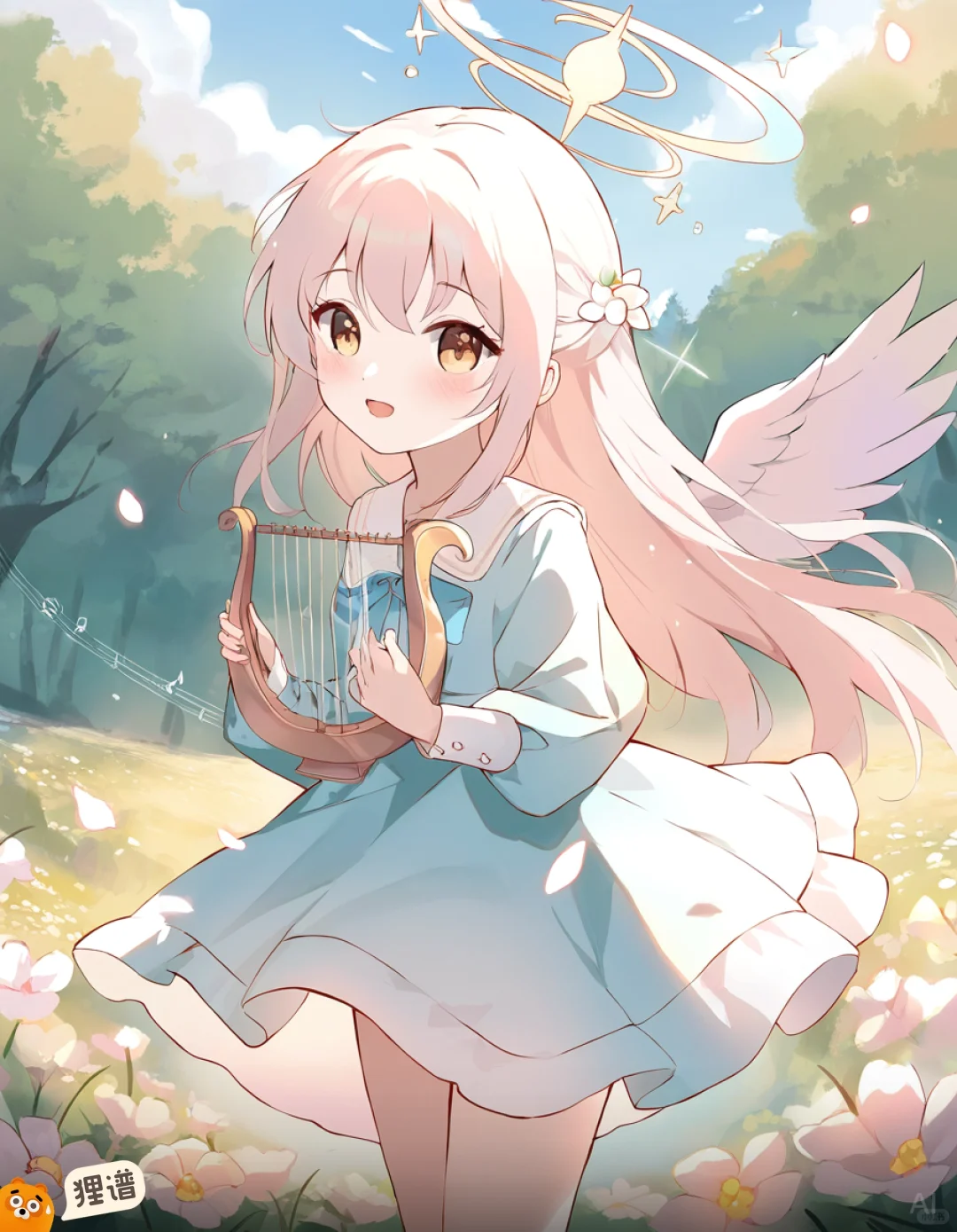 小天使来唱圣歌啦