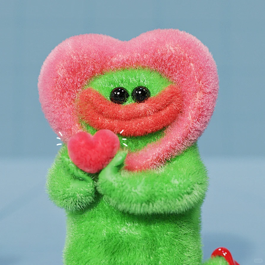 苦瓜女士头像｜献给你！我的真心❤️！