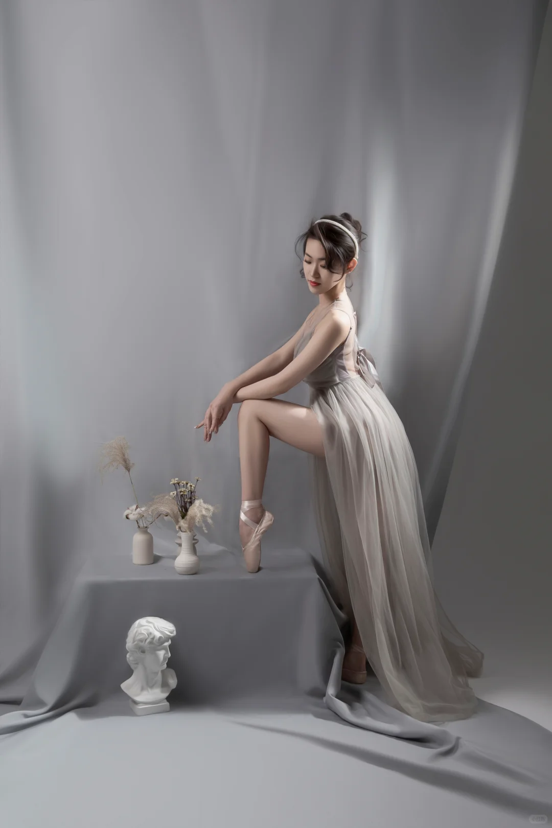 舞蹈写真 📷看，我把自己跳进了一幅画里