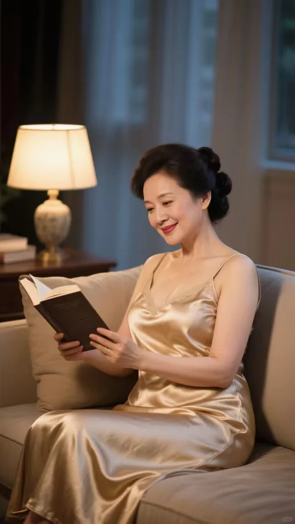 成熟韵味流淌，48岁阿姨散发迷人芬芳