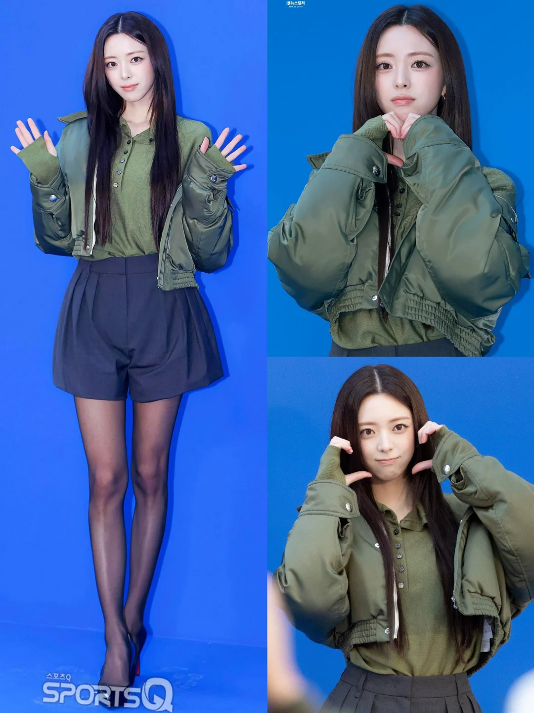 申有娜黑丝➕高跟👠，修长美腿好吸睛～