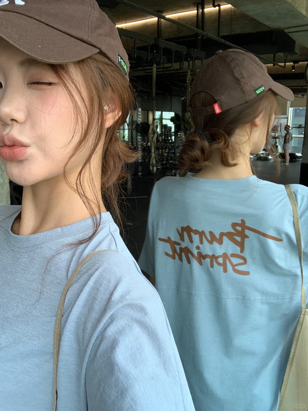 来看美女（和她的汗珠）💦