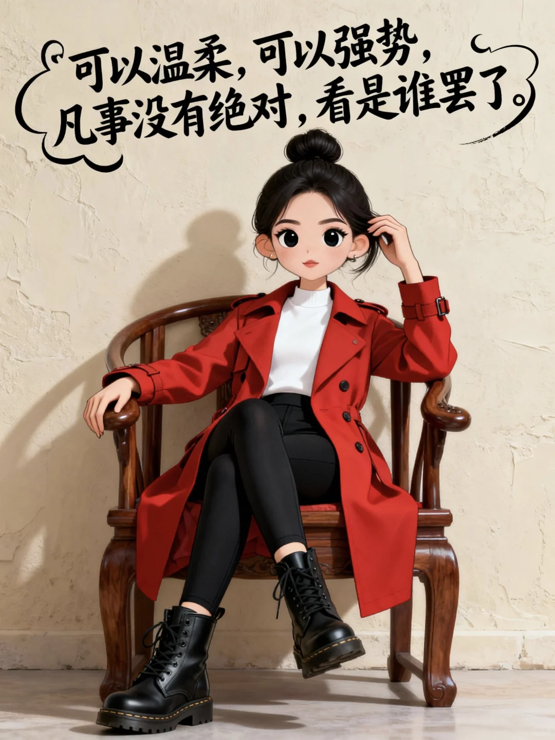 Ai绘画丨做一个人间清醒的拽女人