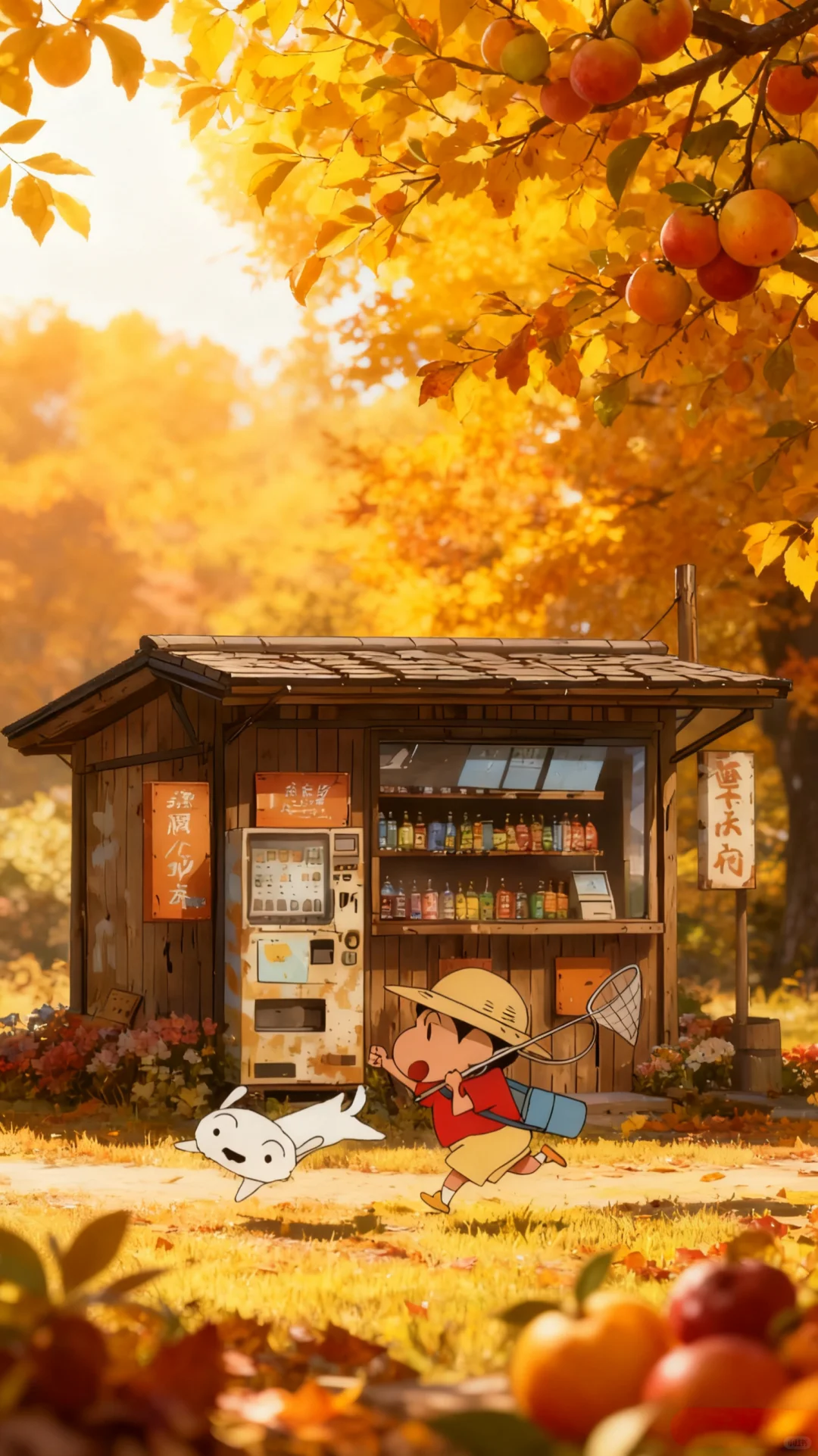 光栅壁纸！蜡笔小新，一年四季！！！！