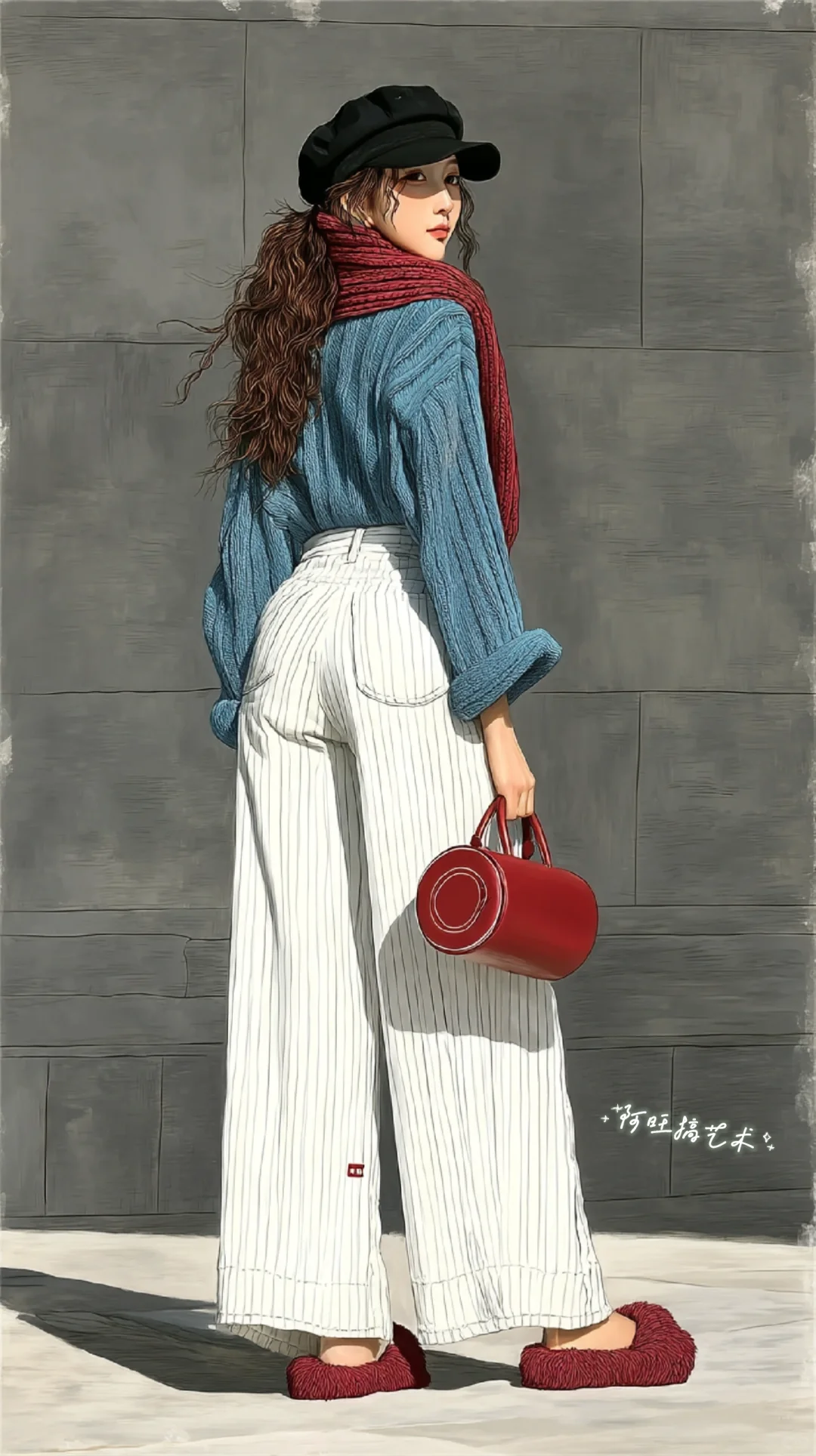 「挑战画100篇背影」可下载文件（25/100）