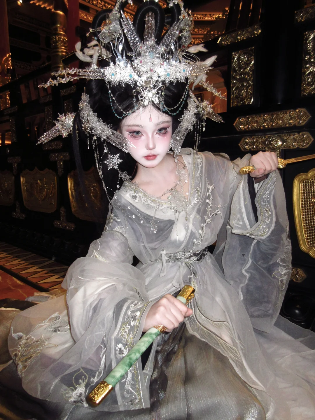 “你我皆是那人间绝色”清冷感大头妆造绝了！