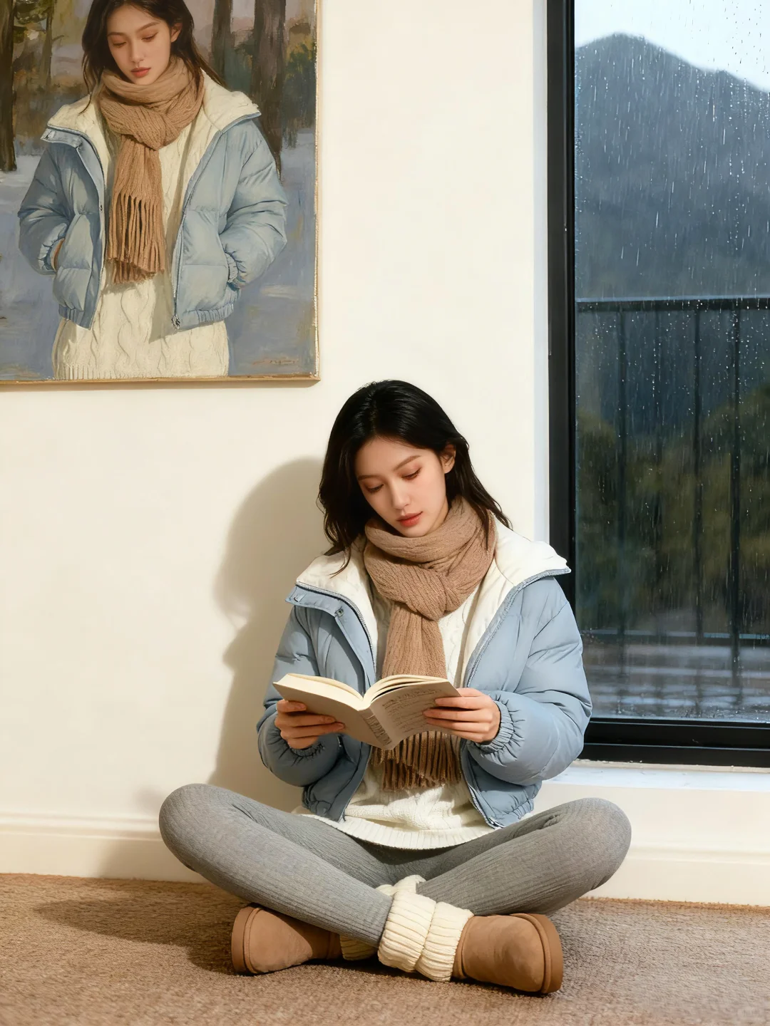 Ai眼中的美女，好有趣～🌧️～🌧️