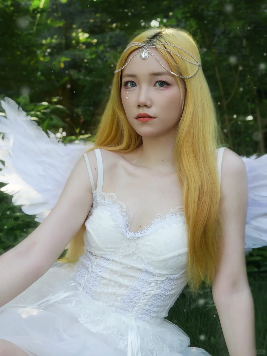 天使翅膀少女写真 | 天使降落人间👼🏻