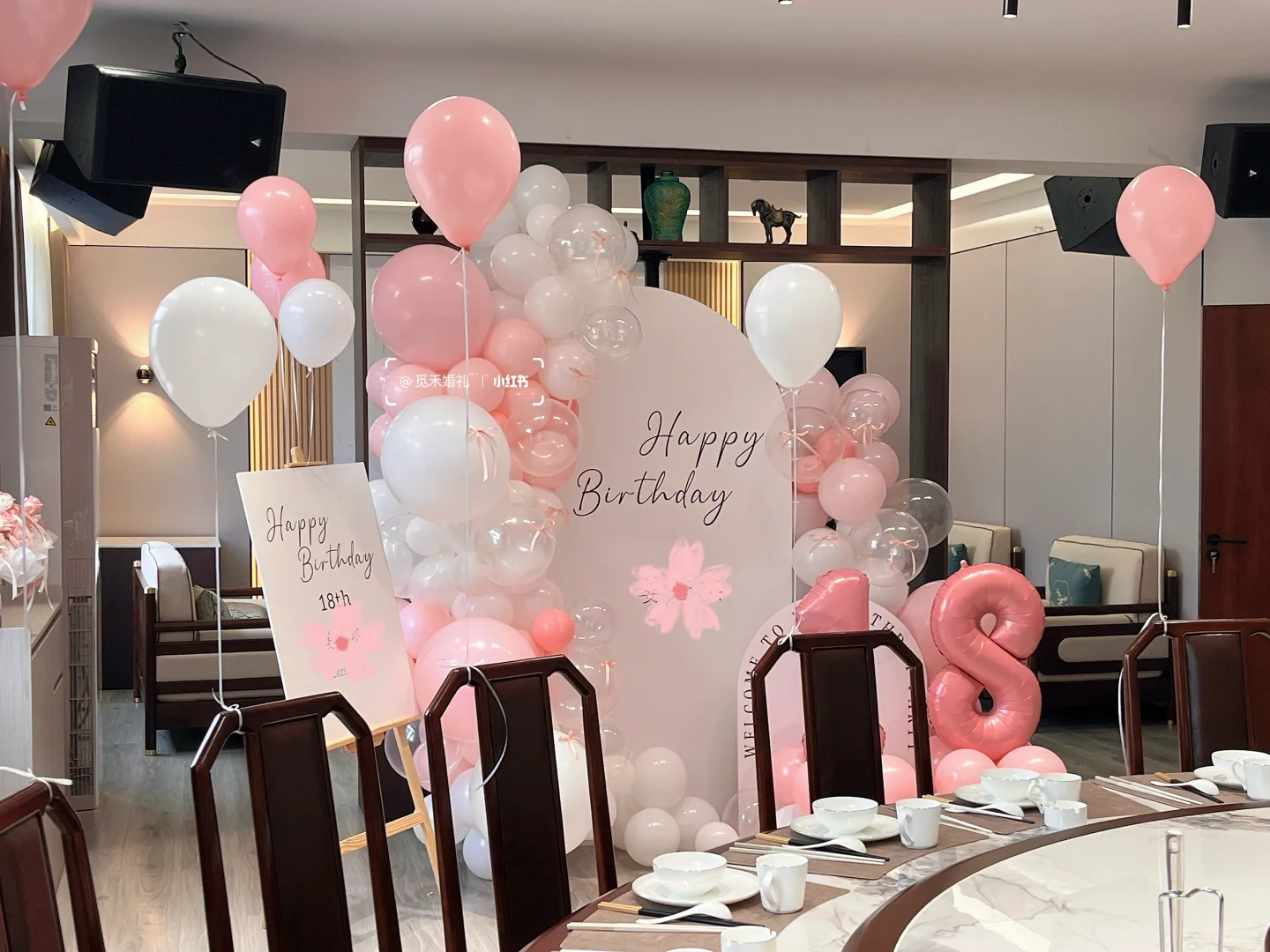 浪漫粉色party 满足每个女孩子都有的少女心