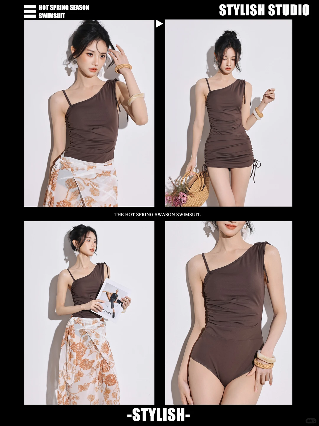 温泉季泳衣天花板！纯欲感爆棚！好看嘎嘎出片