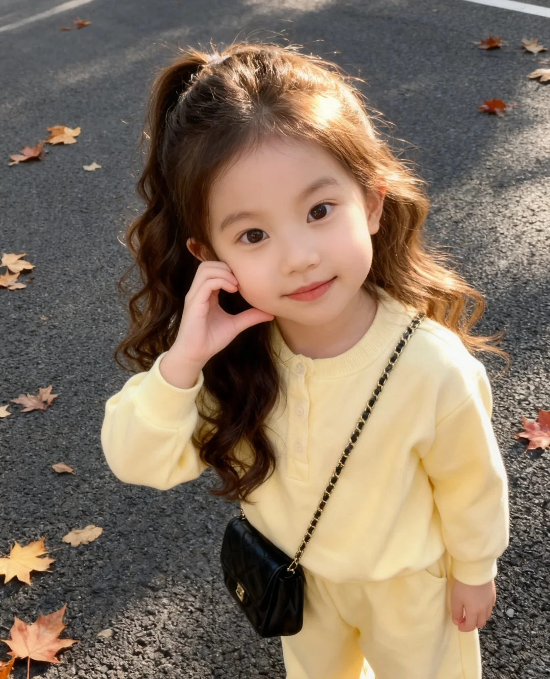 秋天的她也太漂亮了🍁