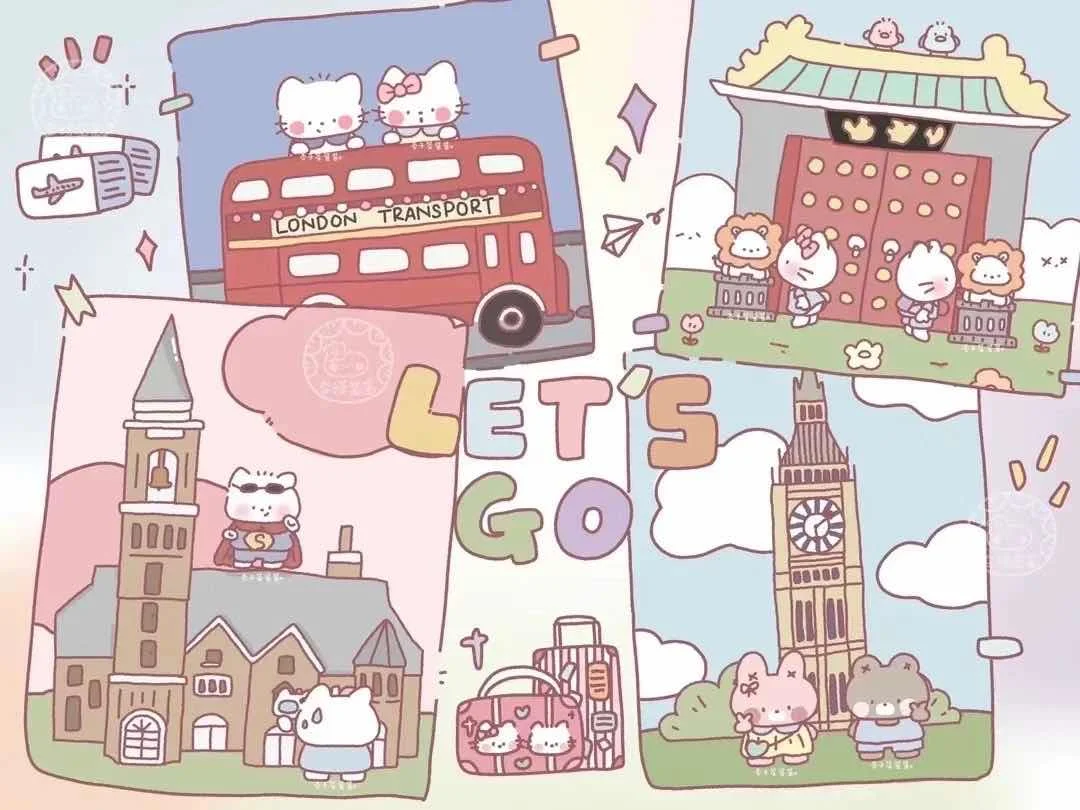 一些可爱的helloKitty电脑/ipad桌面壁纸