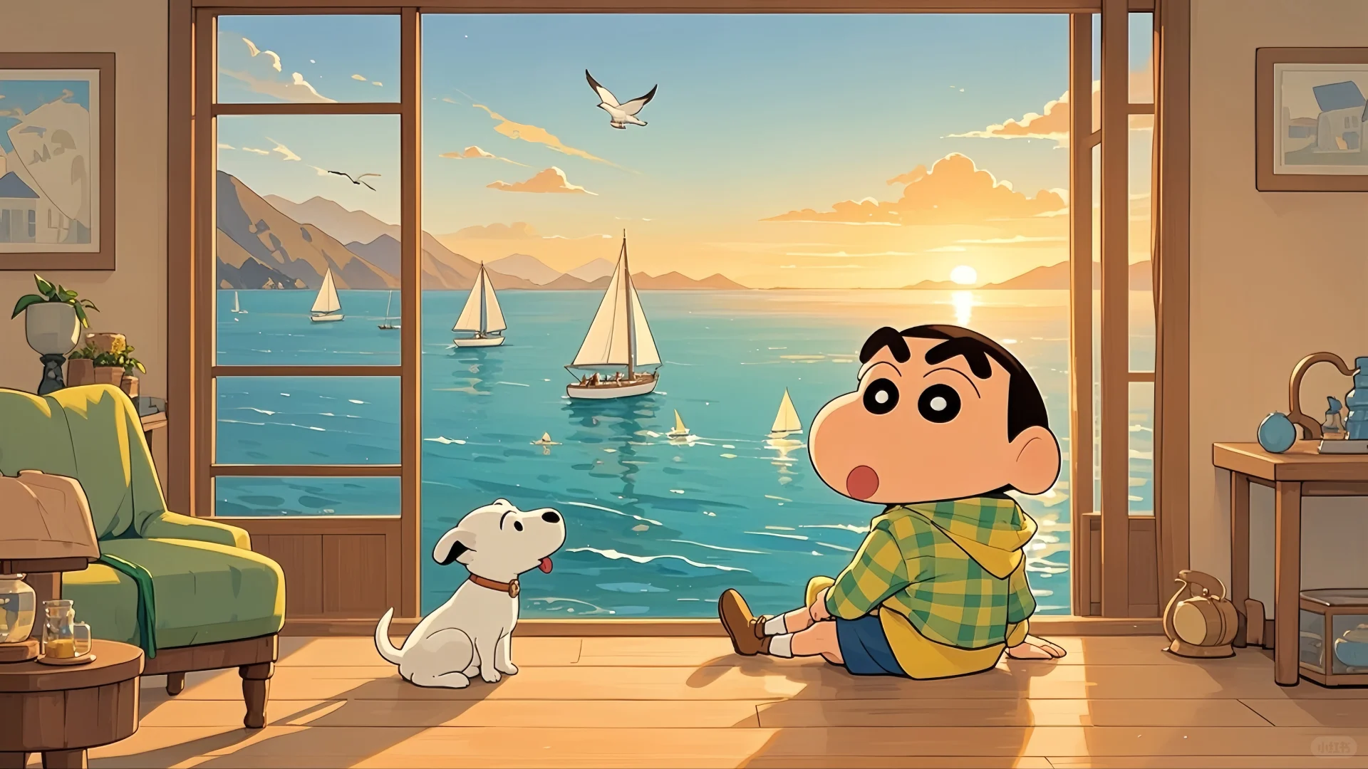 寄一片春日部，置于我的桌案[葡萄R][太阳R]