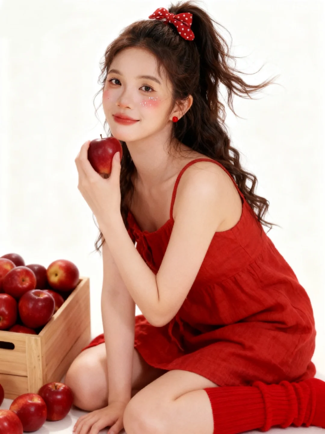 🍎苹果少女写真AI指令已送达