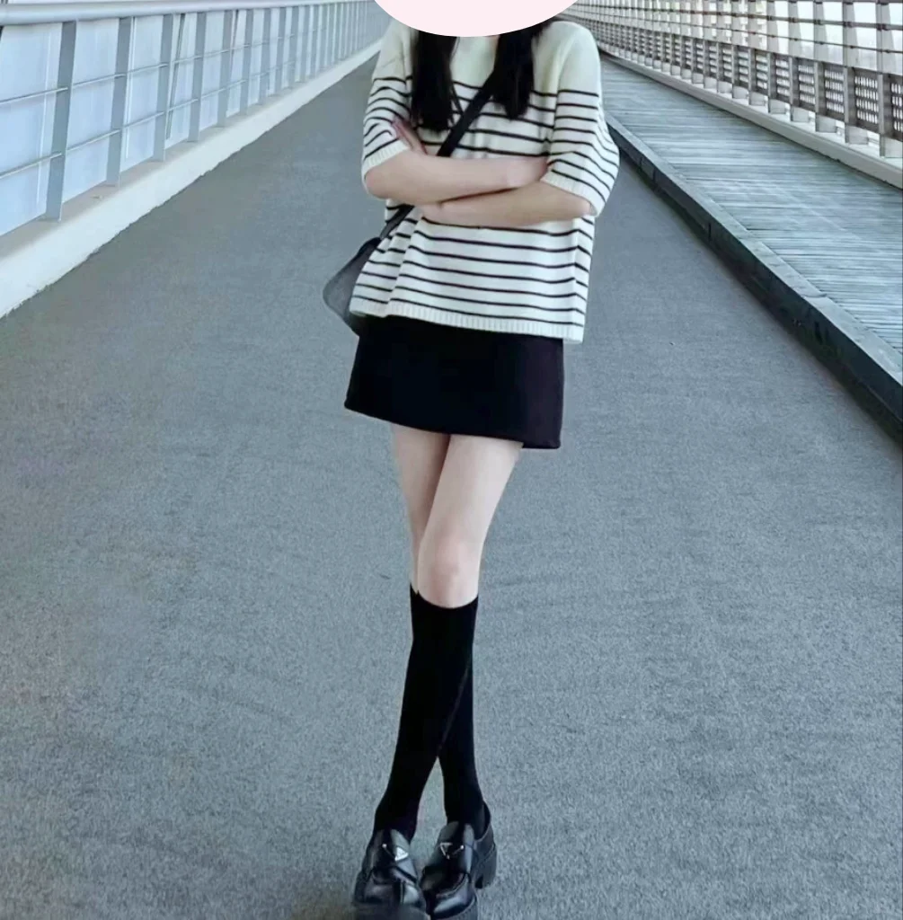 冷色系保暖袜🧦必备小腿袜过膝袜