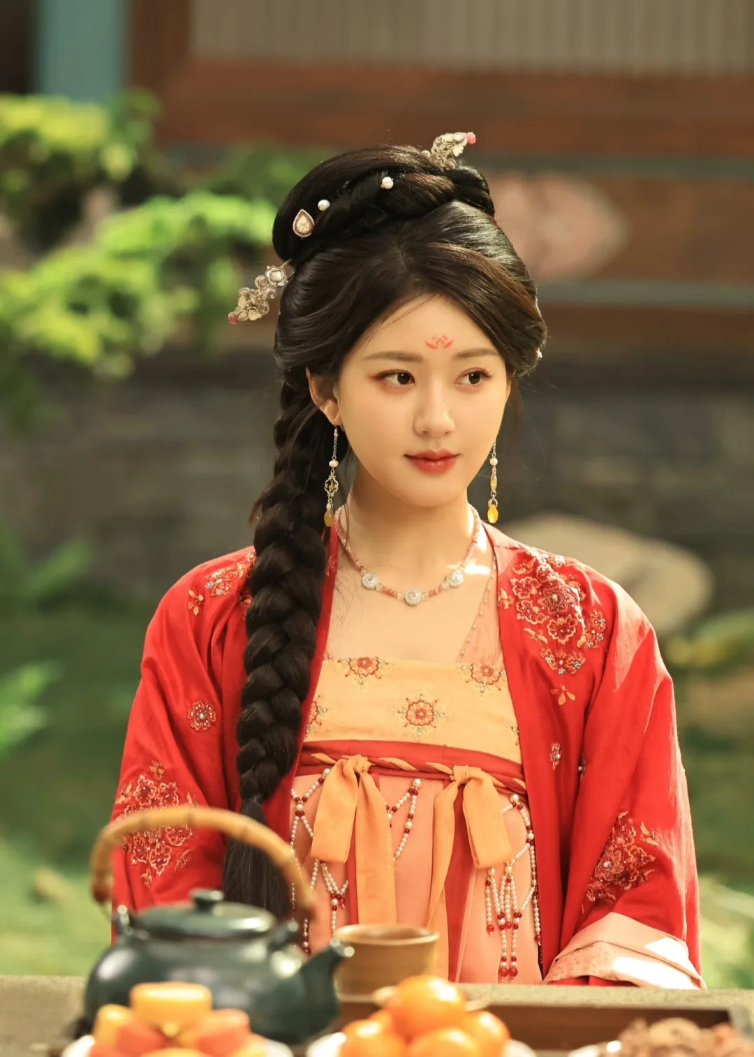 女明星古装侧麻花辫造型集合