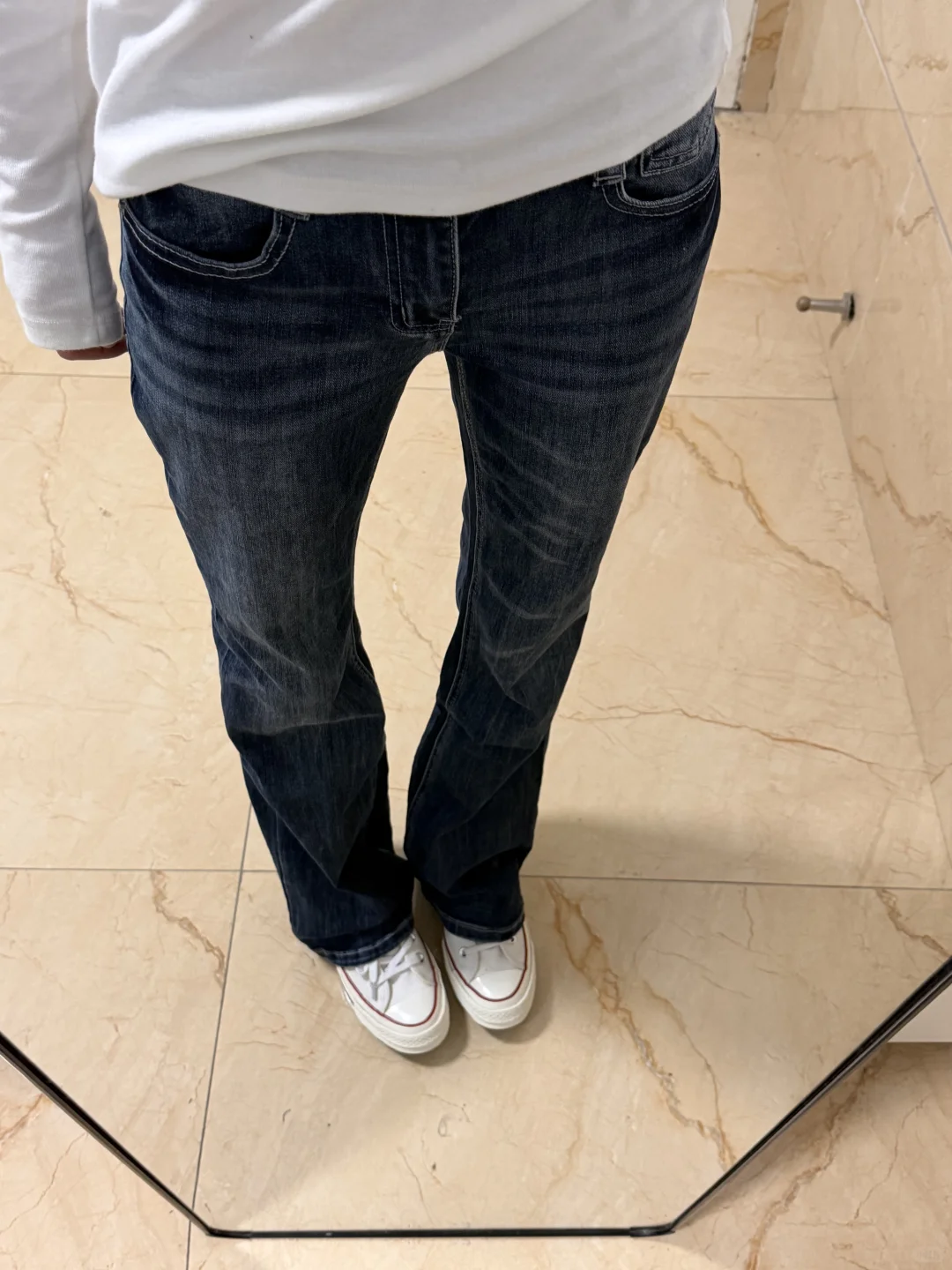 好显瘦的微喇裤好复古！！