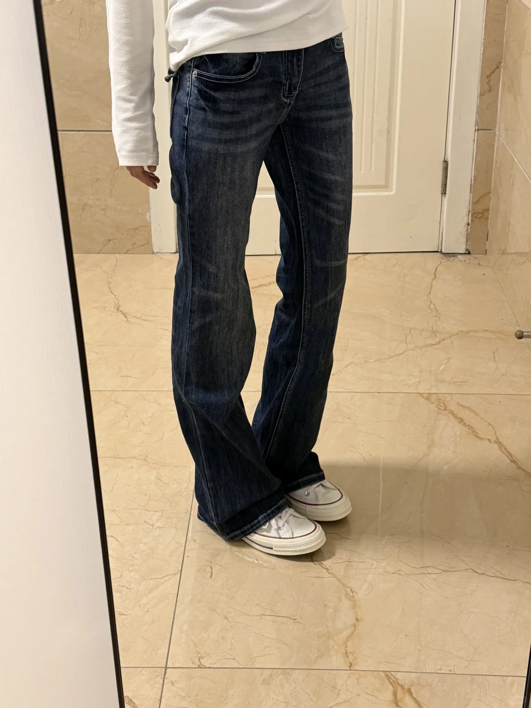 好显瘦的微喇裤好复古！！