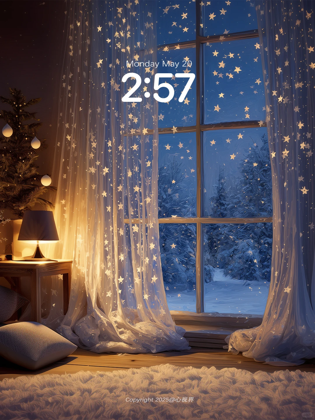 “✨当星星降落在雪落的窗前” | 176壁纸