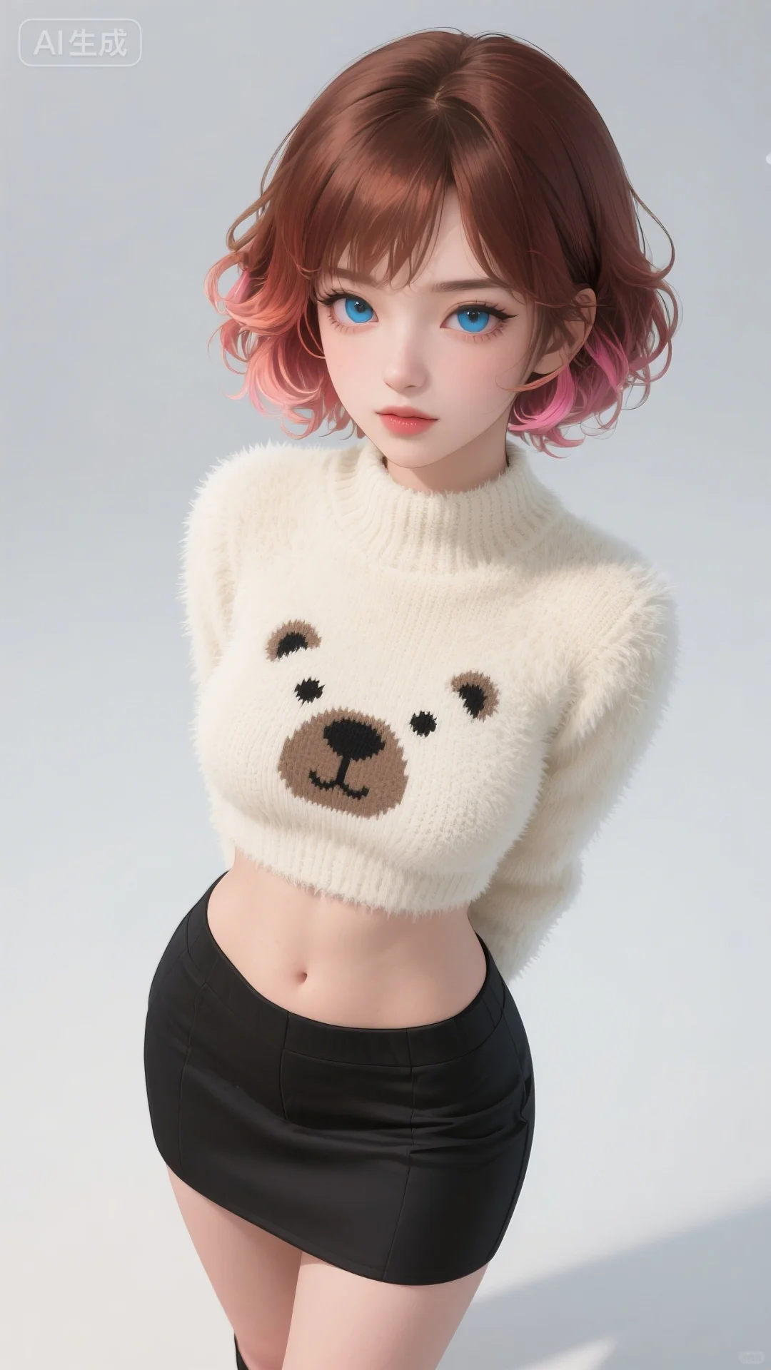 俏皮毛绒感穿搭🧸