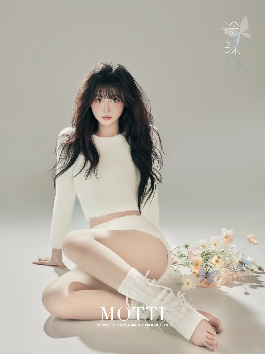 奶fufu的韩系写真🌸少女与鲜花撞了个满怀