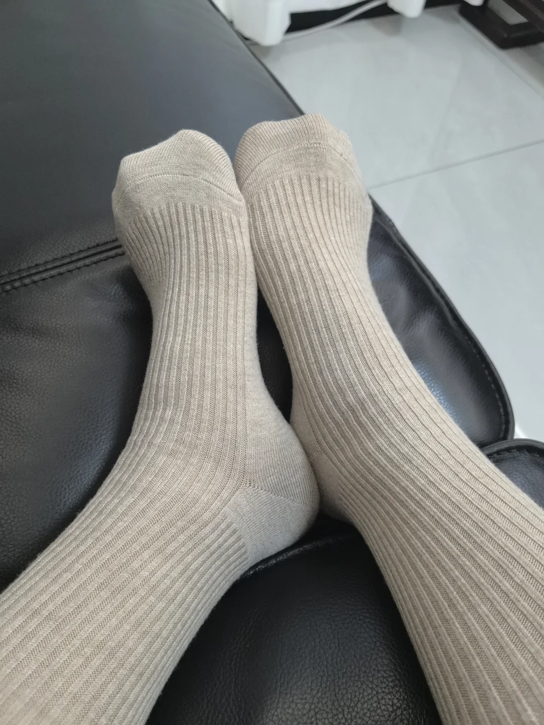 时尚精必备，显瘦又保暖的小腿袜过膝袜👆