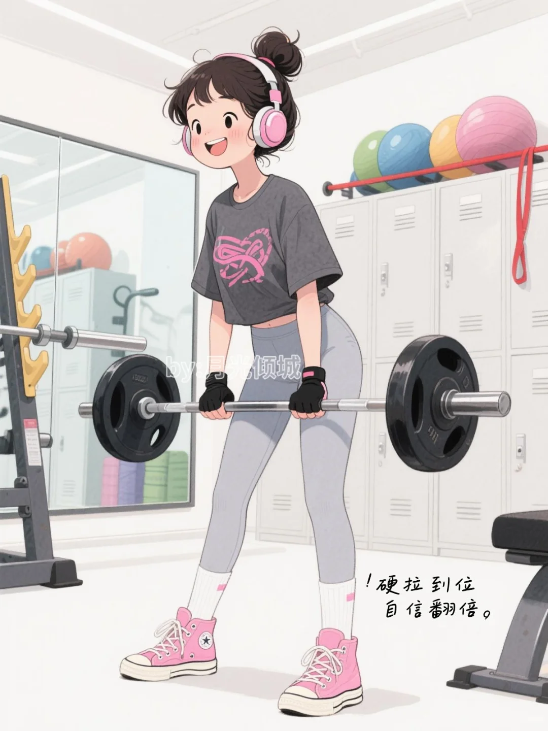 撸铁时候这样发，朋友圈里哈哈哈