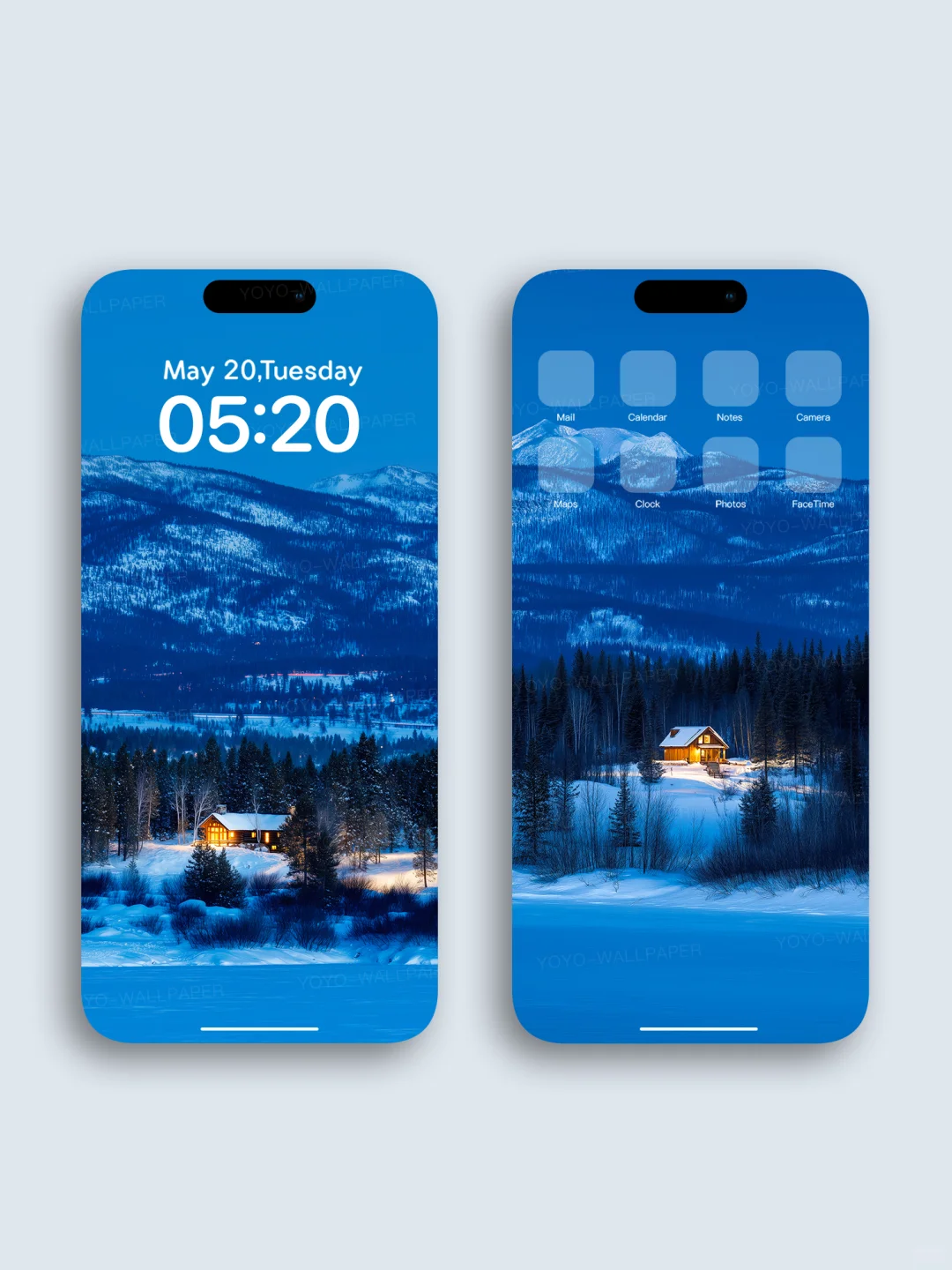 155 | ios适配景深壁纸 | 冬日小屋❄️