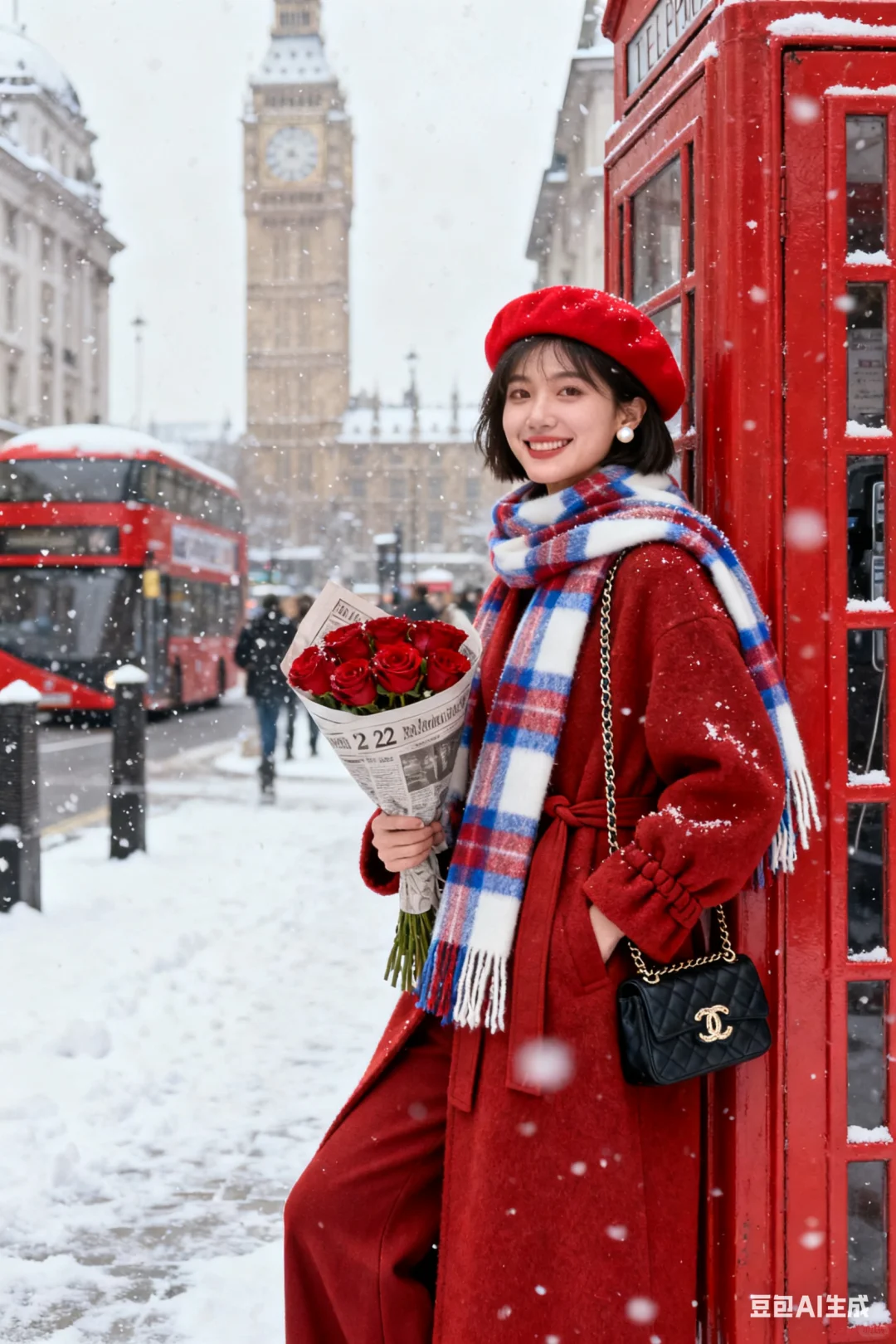 Ai写真●怎样0元生惊艳的伦敦雪景写真？