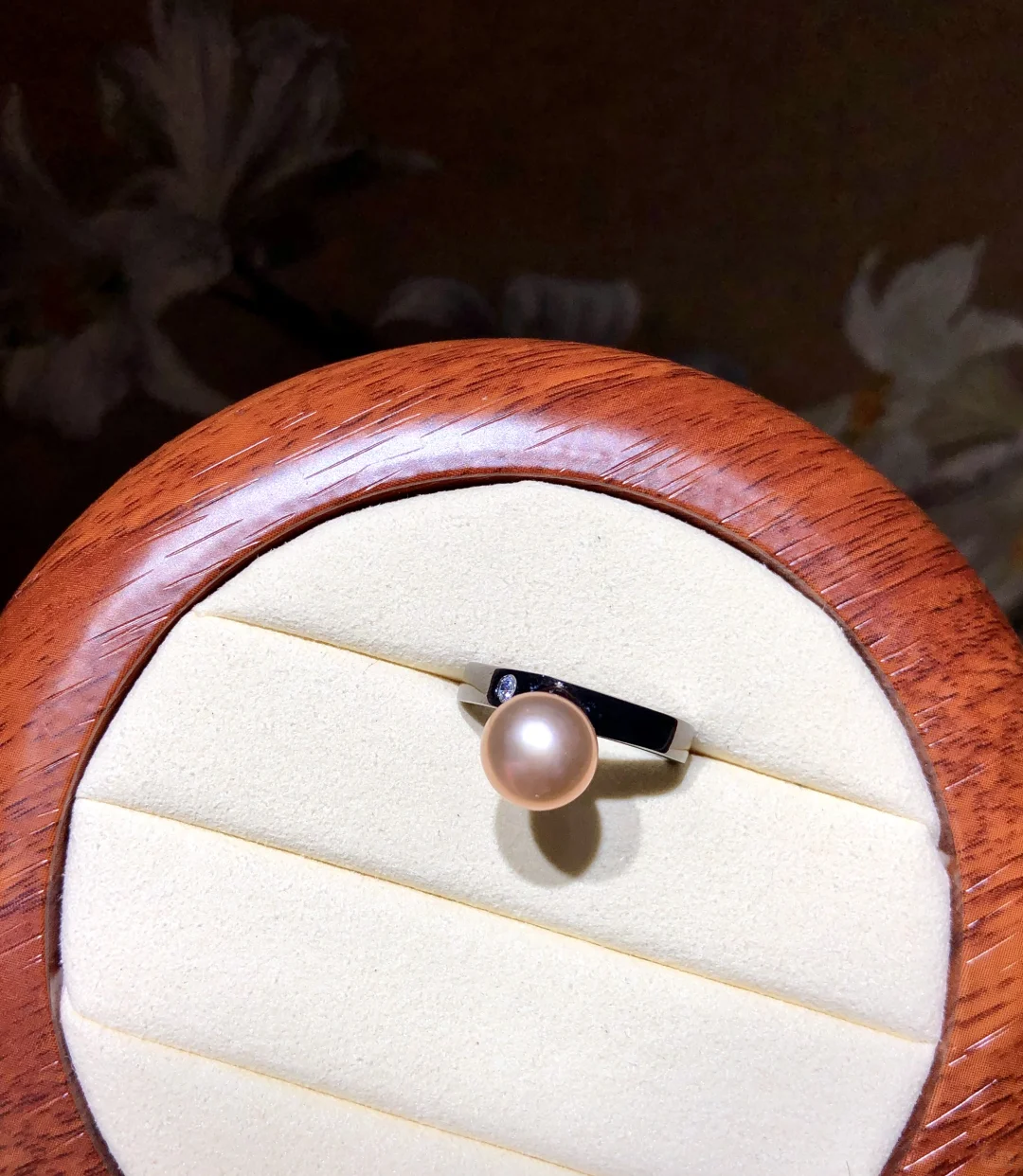 ◾️黑金配色｜天然珍珠戒指