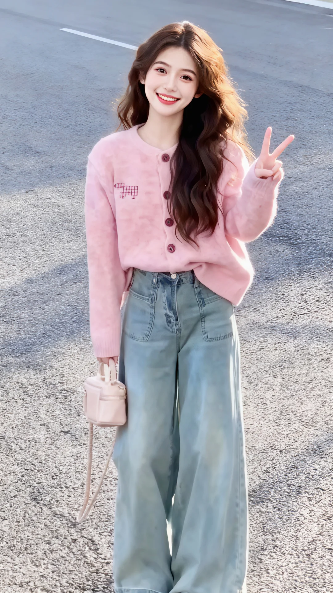 早秋粉粉嫩嫩的氛围感穿搭～