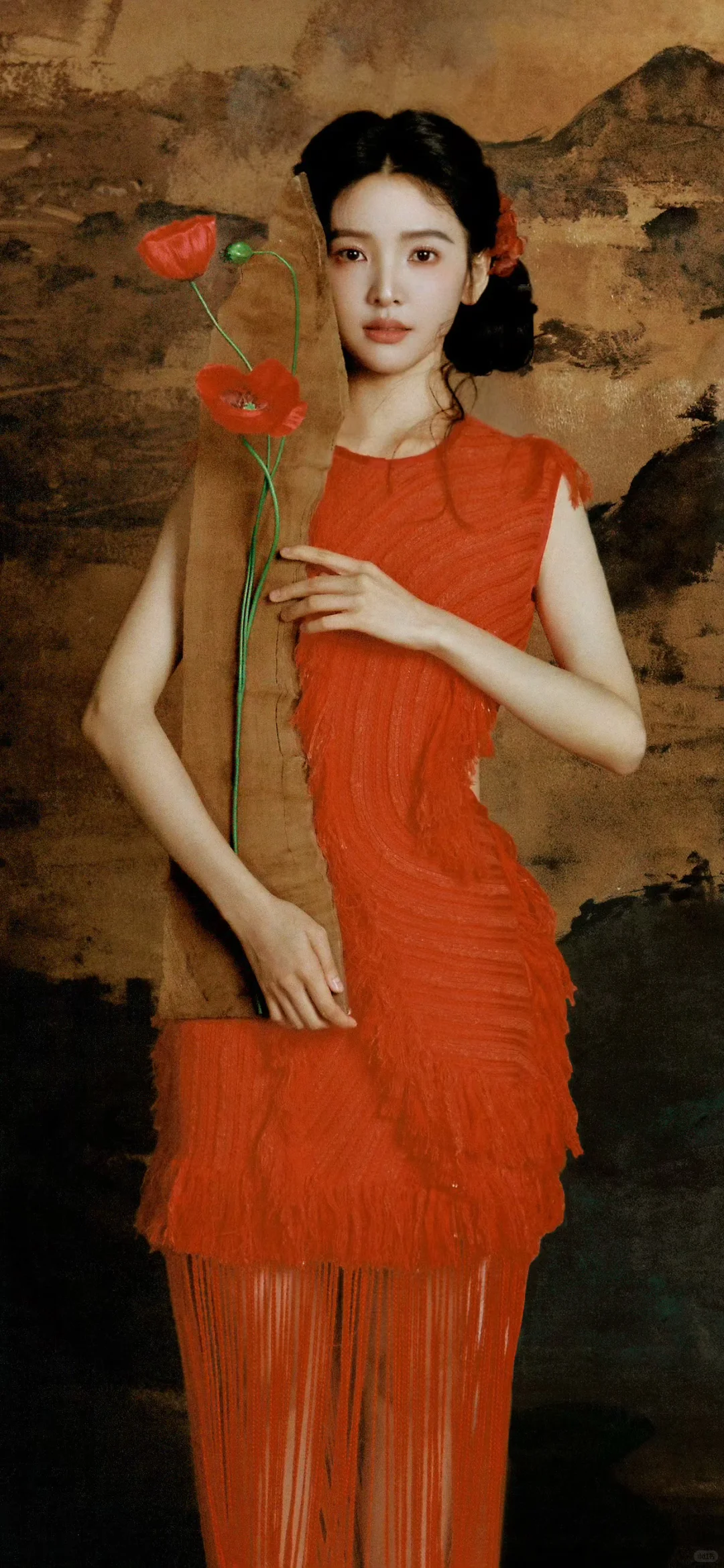 章若楠壁纸！被这组森系写真治愈了🍃