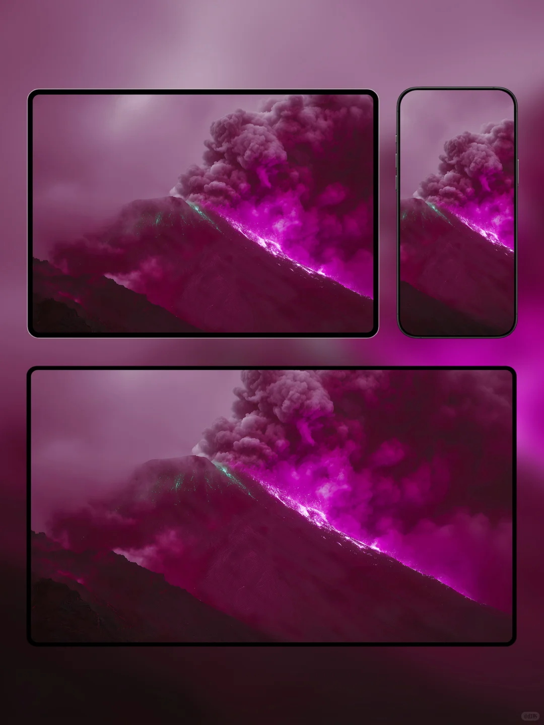 ipad&手机壁纸｜高清4K｜氛围感｜紫烟漫岳