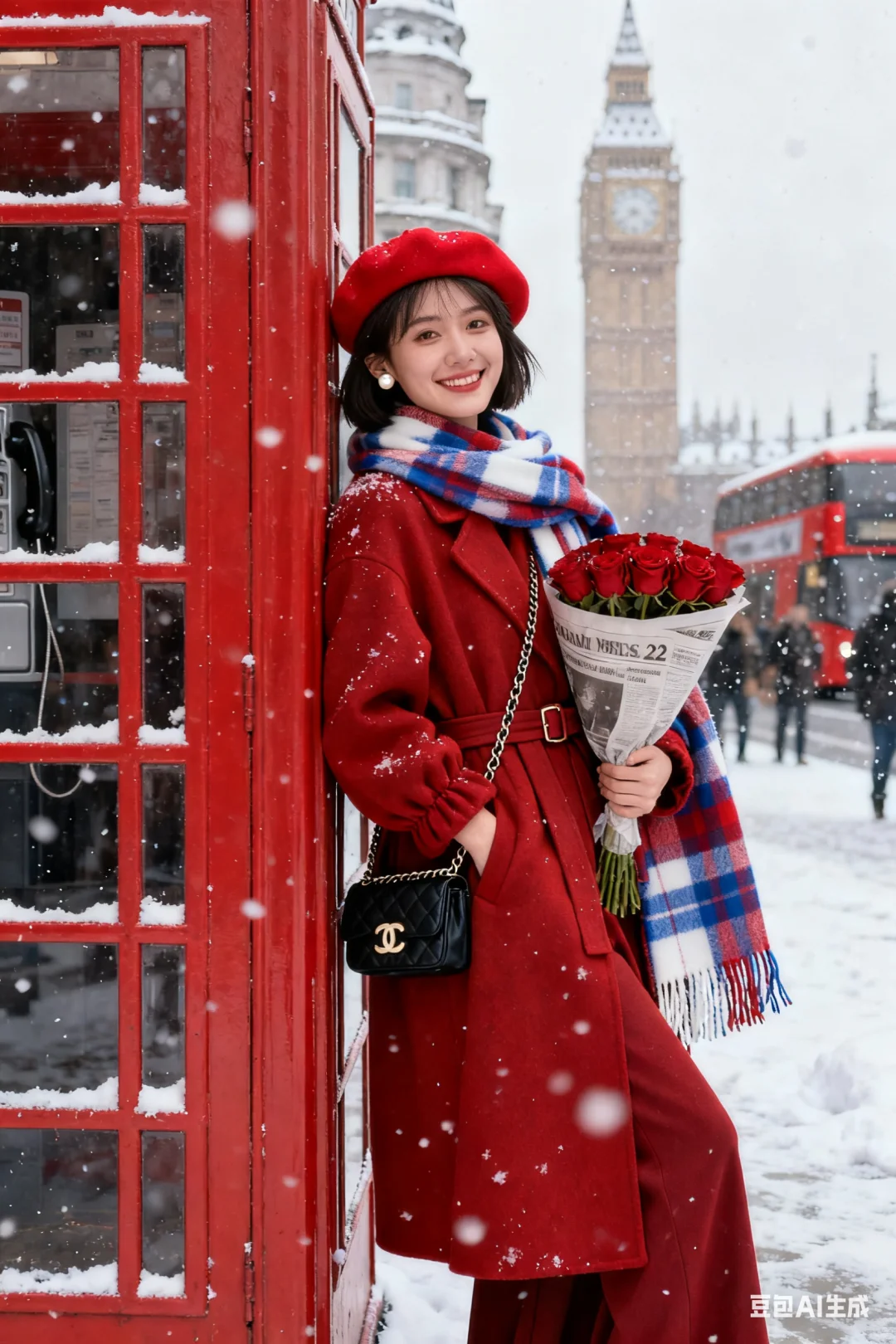 Ai写真●怎样0元生惊艳的伦敦雪景写真？
