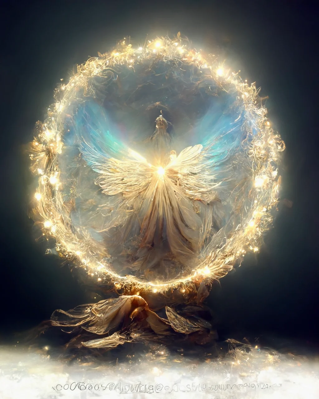 AI绘画｜光环中的天使